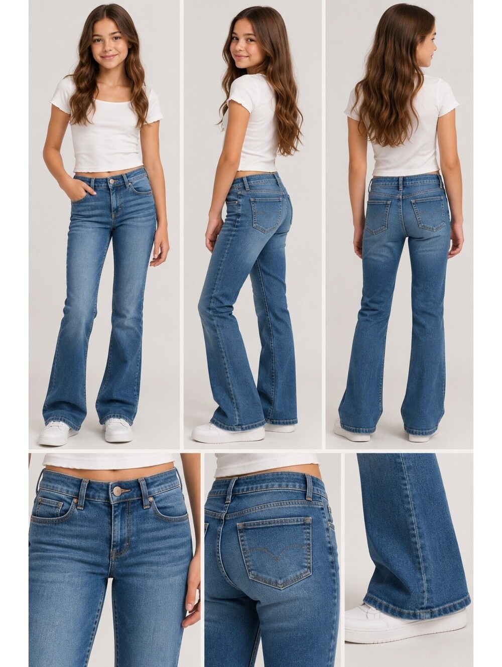 The Children's Place Girls' Flare Jeans Size 14